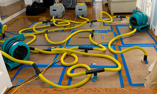 Professional Flood Damage Restoration technician working in Columbia, SC